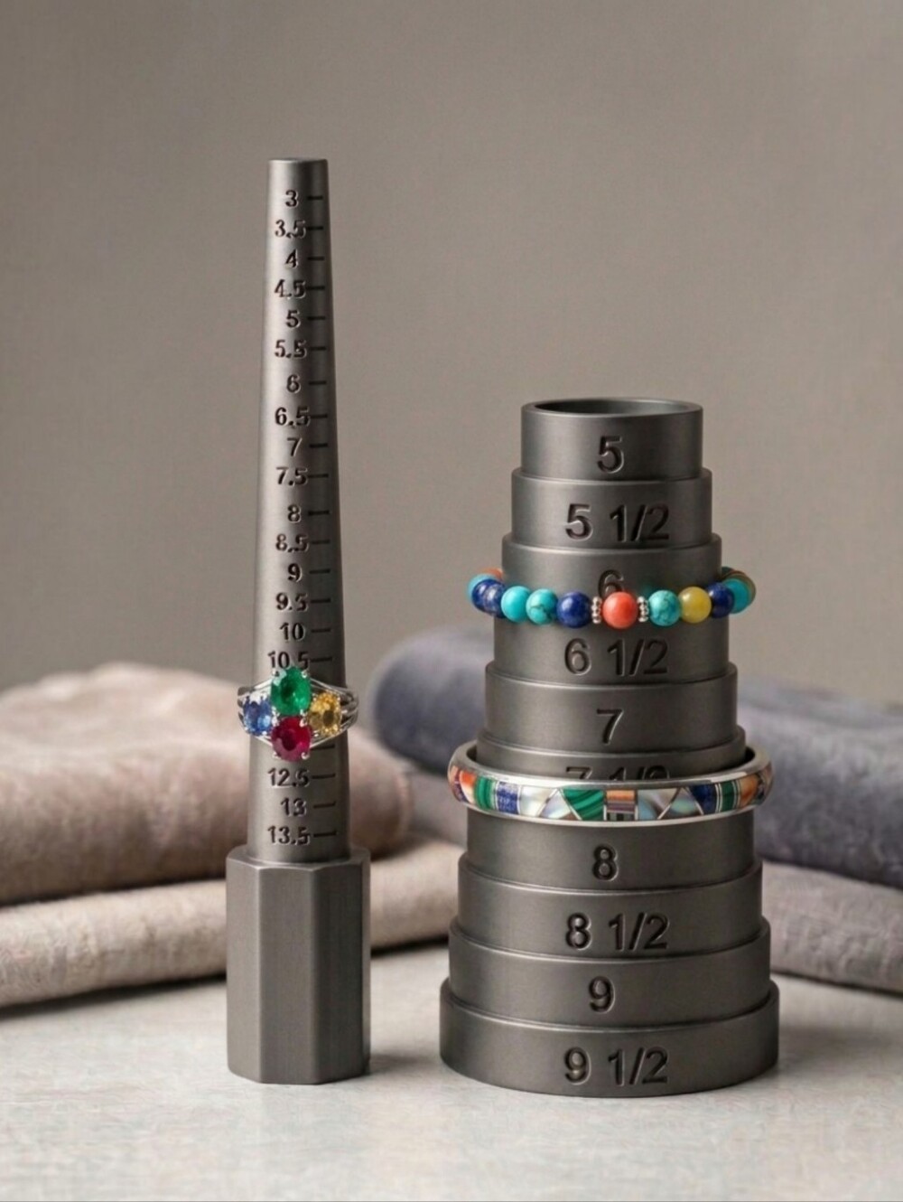 Bracelet and Ring Sizers! Bracelet and Ring Mandrel Set! - Picture 3 of 4